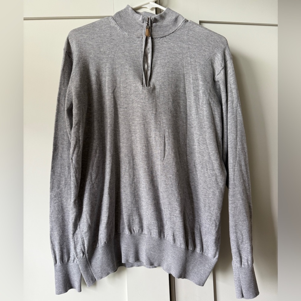 Men’s Quarter Zip Golf Sweater, Size M by Peter Millar